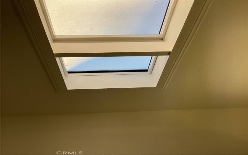 Skylight in second bedroom