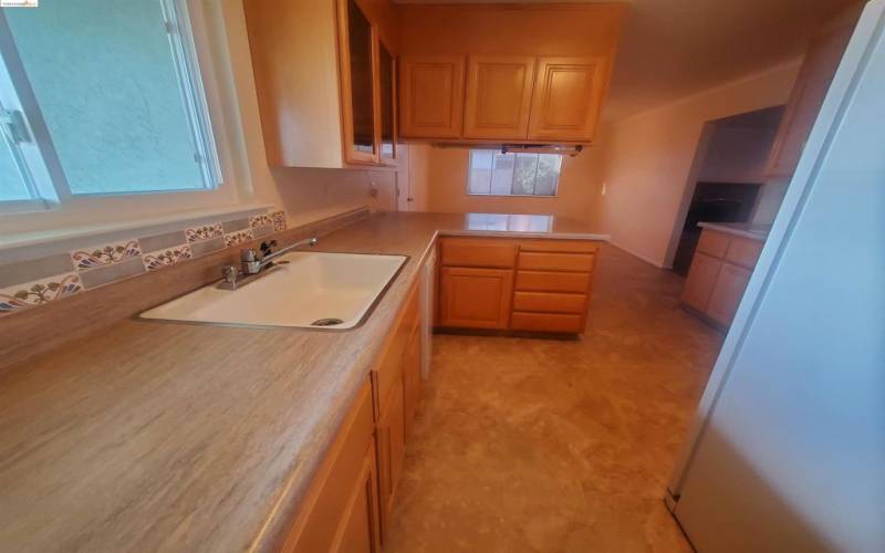 Entrance to Kitchen from entry way.