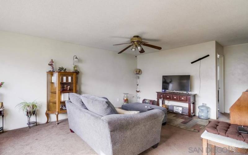 Living Room of back unit - 2117 E. 5th St