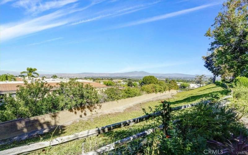 Panoramic view from Patio.