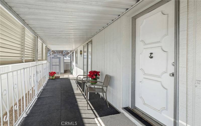 Spacious Front Covered Porch