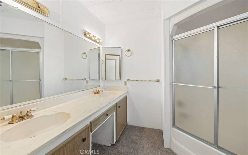 Master Bathroom View with Walk-In Shower