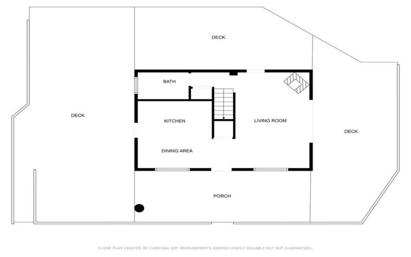 Downstairs Layout with Deck