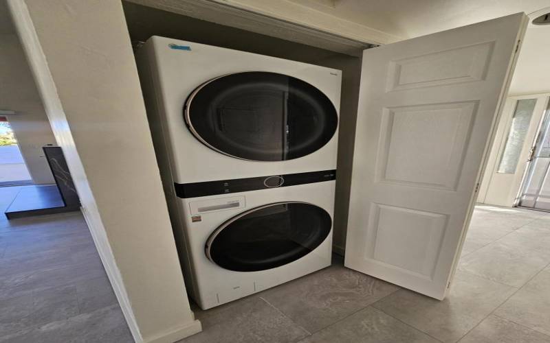 In-unit laundry