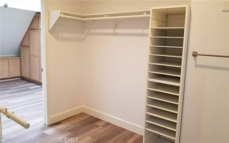 Large walk in closet