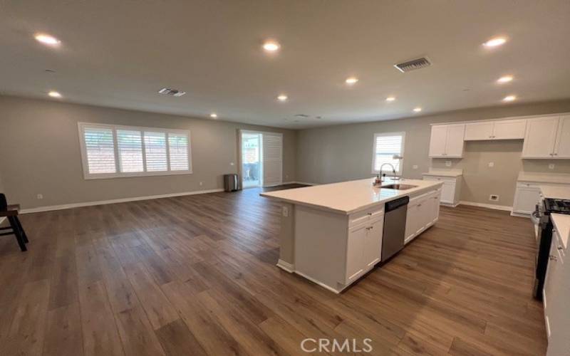 View of Kitchen and Dining areas