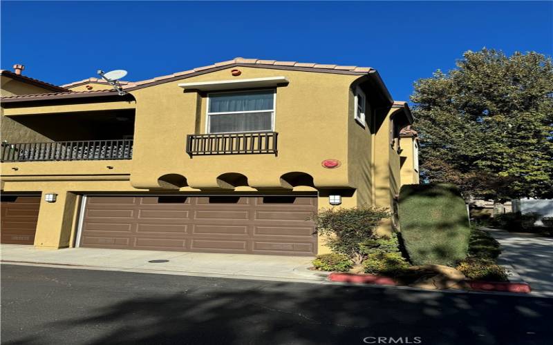 Front of Garage