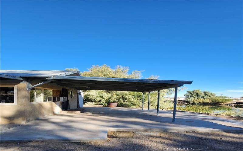 Back of house facing lagoon