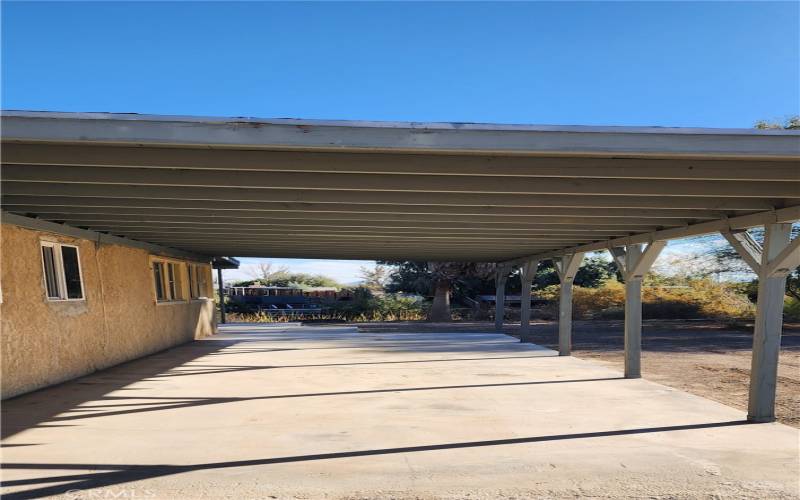 Covered carport