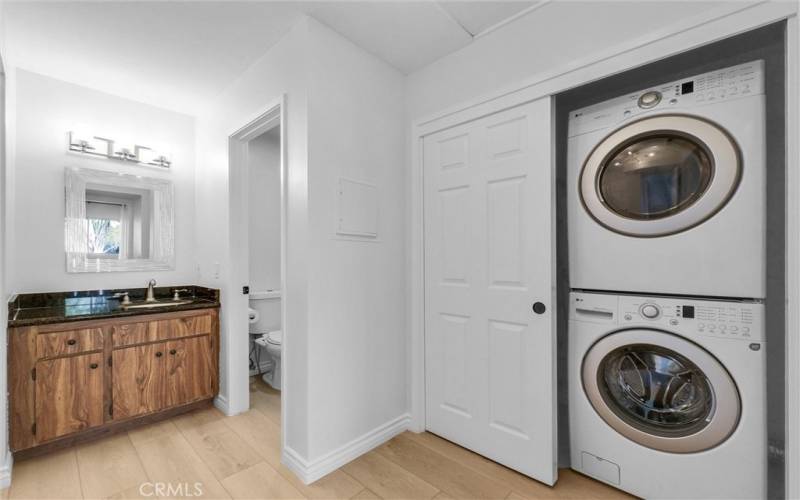 Laundry Area and adjacent pantry