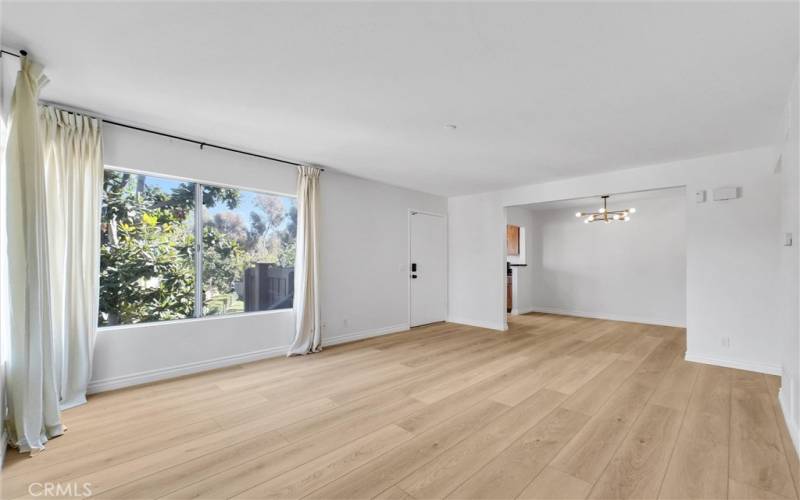 Living Room and Dining Room