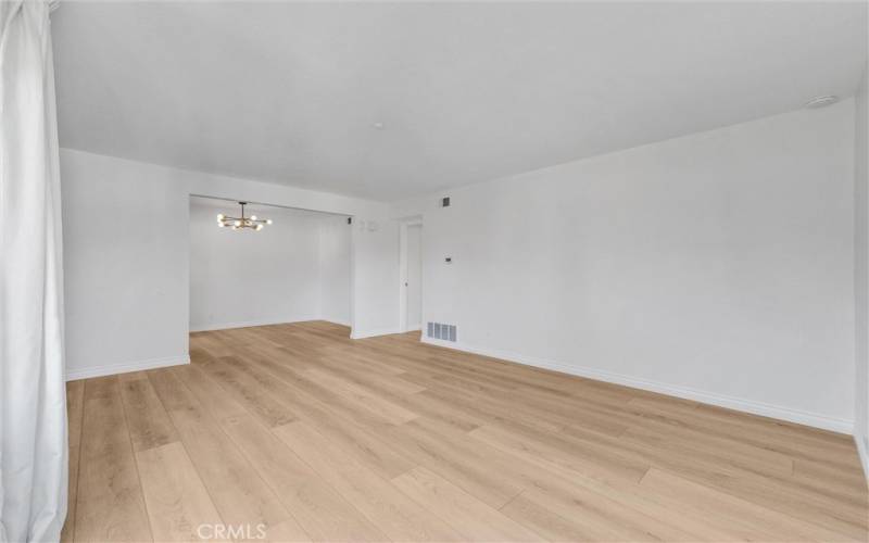 Living Room Looking into Dining Room