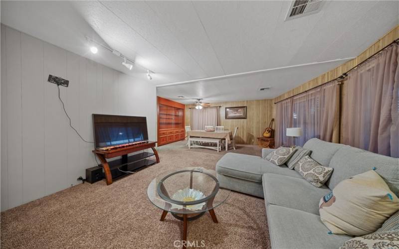 Dining Room and Family Room