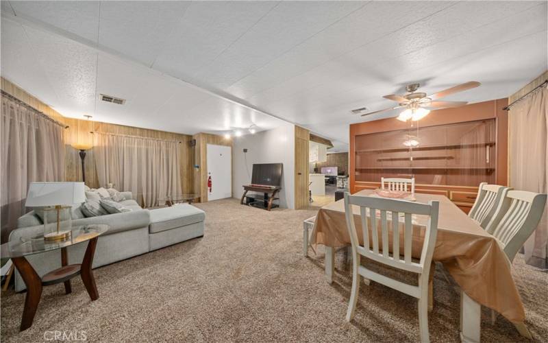 Dining Room and Family Room