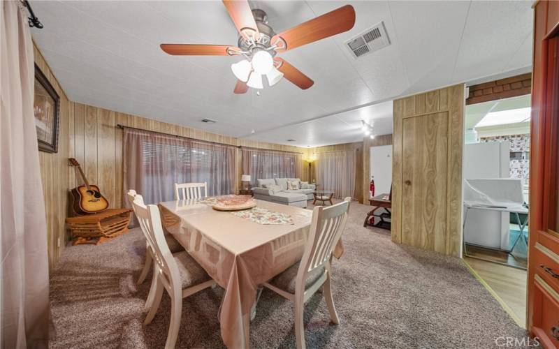 Dining Room and Family Room