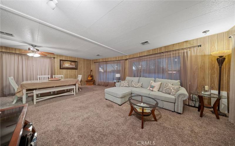 Dining Room and Family Room