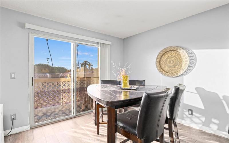 dining area off living room