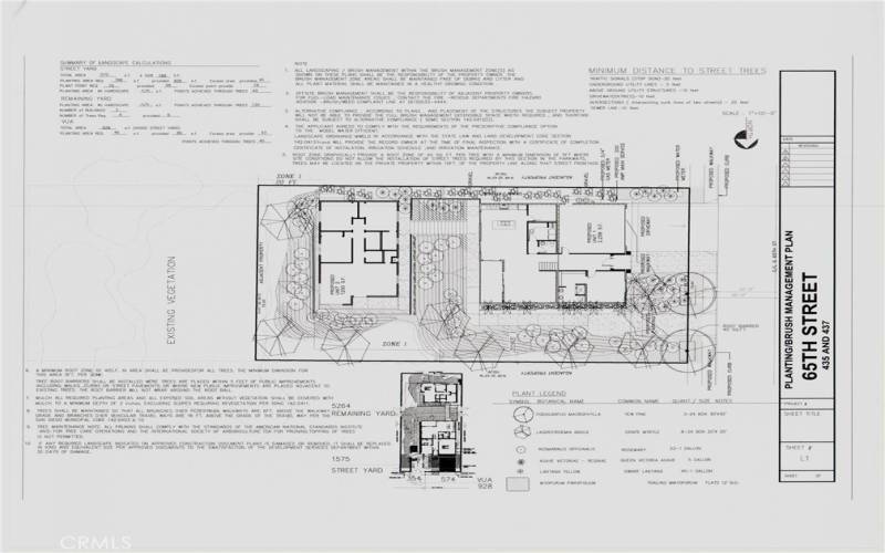 Proposed Plans for 2 homes on lot