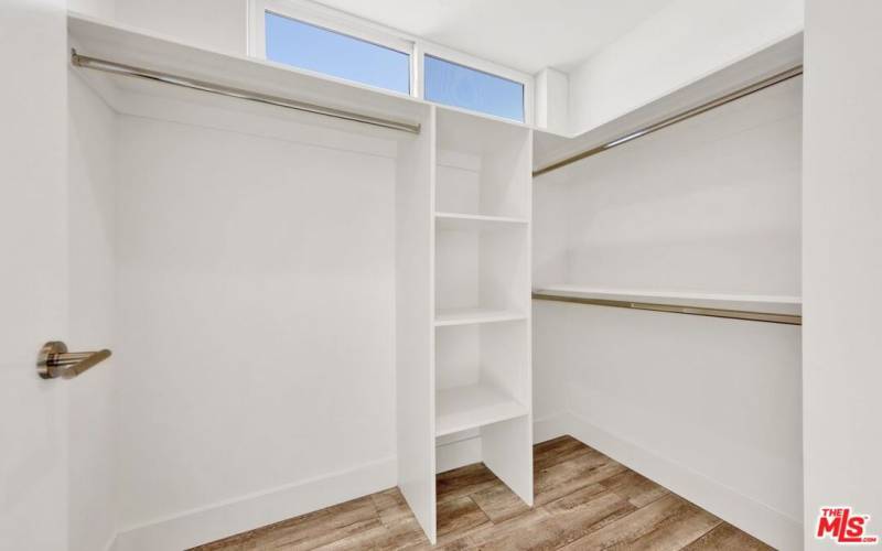 Primary bedroom- walk-in closet