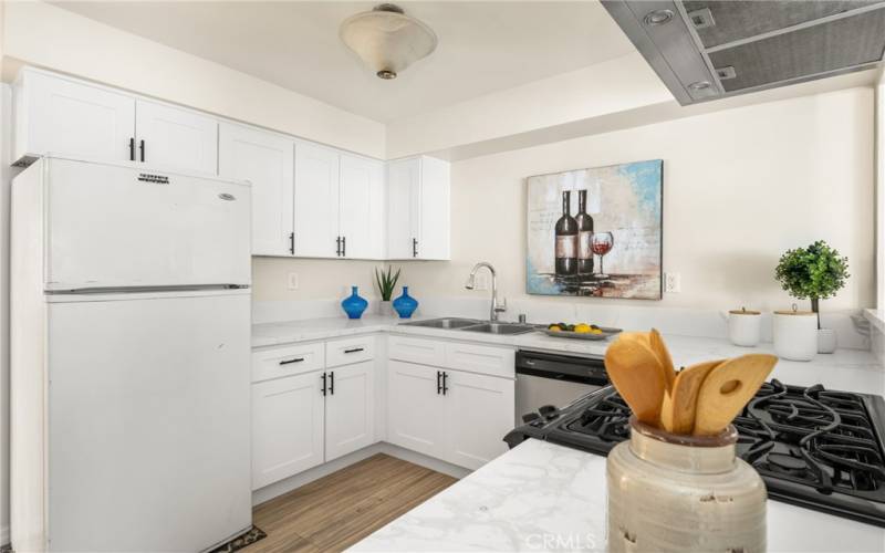 sleek shaker cabinetry