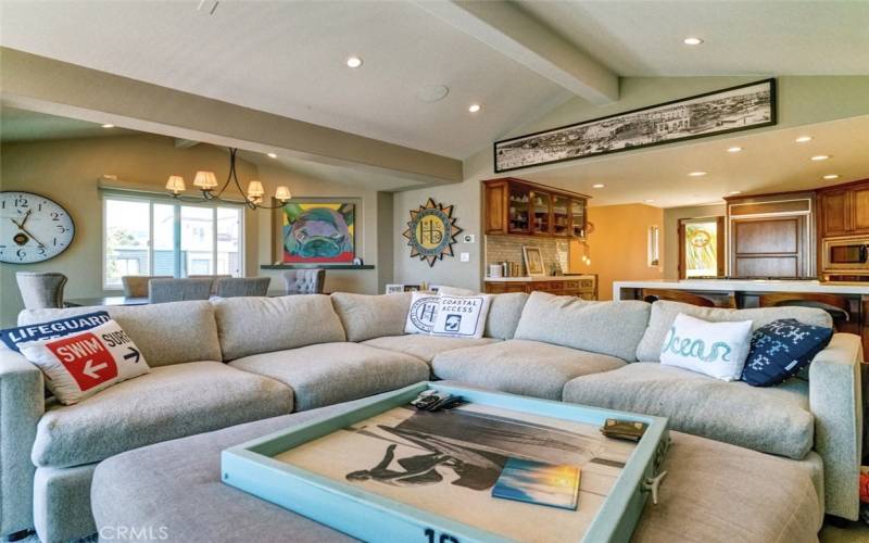 Living Room with ocean view