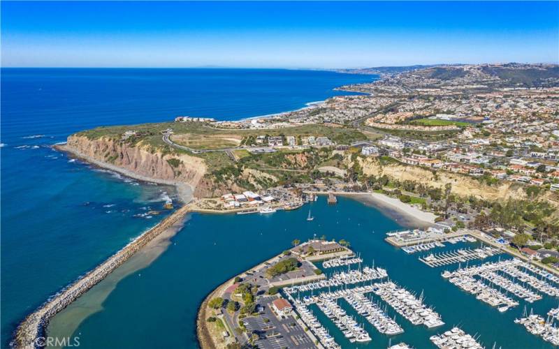 Dana Point Harbor is a short bike ride away.