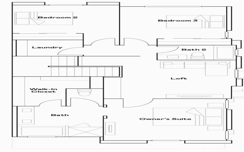 Residence 3 - Level 2 Floorplan