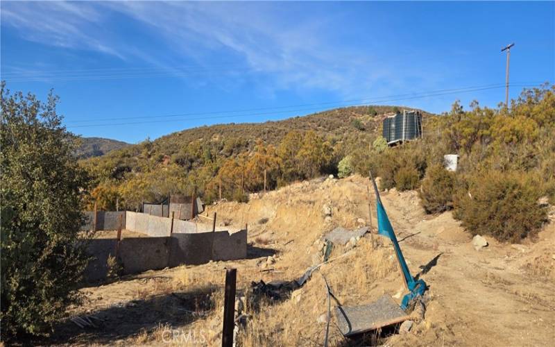 View from pad area, looking north