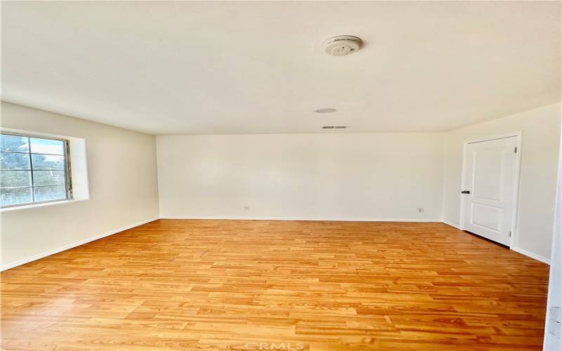 Master bedroom on second floor