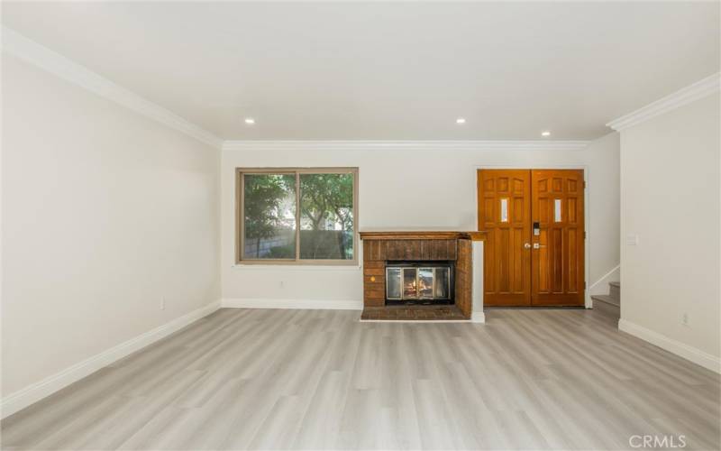 Living room from dining room