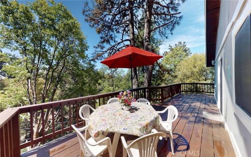 Back Deck with Picturesque Views