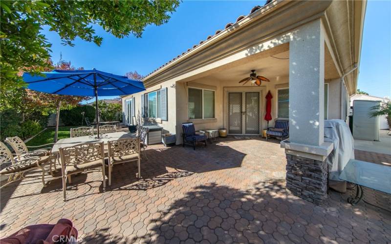 Perfect backyard for your morning coffee and your fur babies.