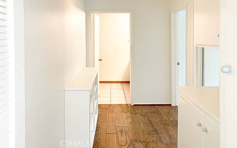 Hallway to secondary bedrooms/bathroom