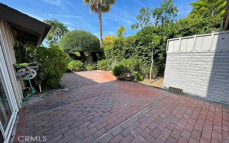 Front patio of house