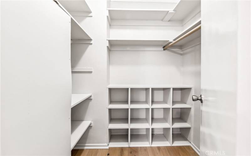 Large walk in closet