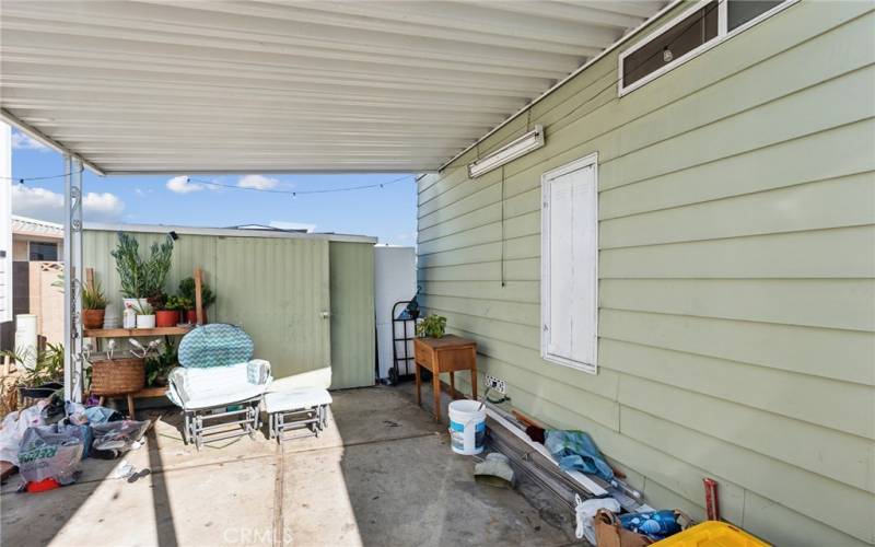 Storage in Driveway