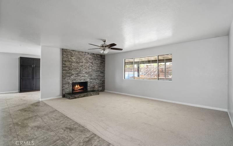 Formal Living Room with Fireplace