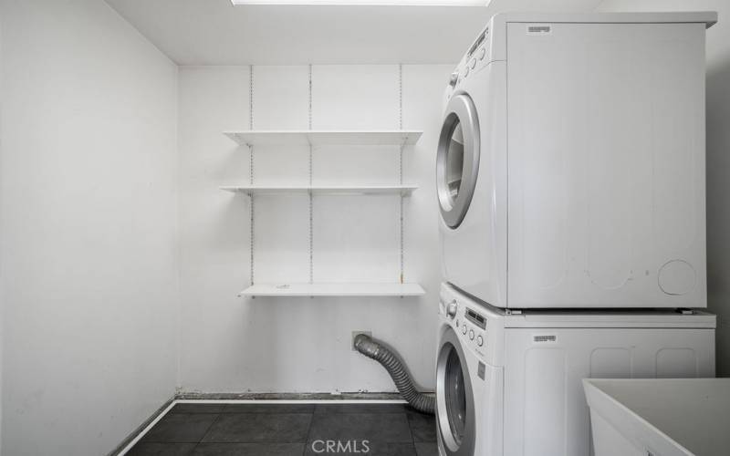 Laundry Room with Sink & Shelving