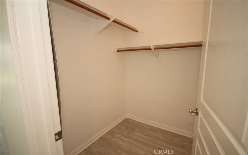 Primary walk-in closet