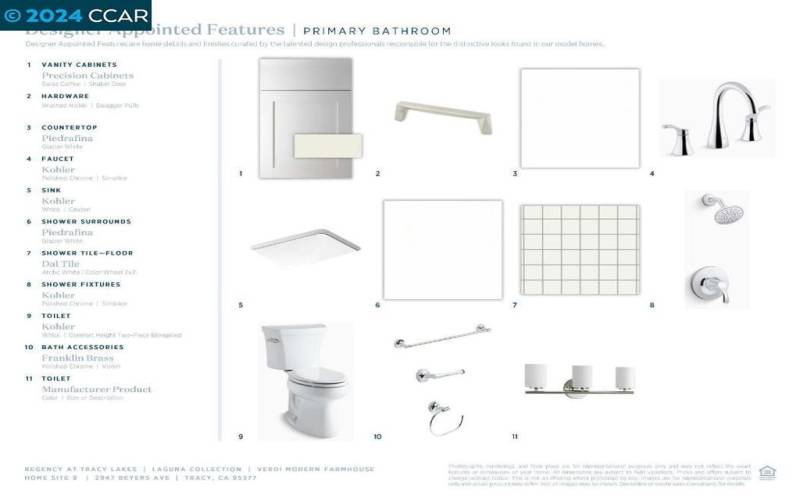 Primary Bathroom Features