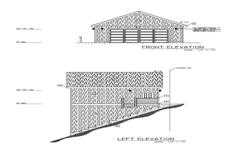 Detached garage plans