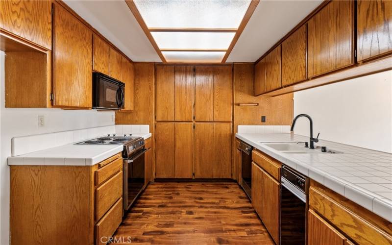 Kitchen has so much storage space!