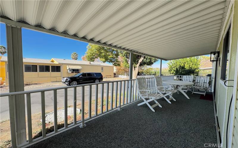 Inviting patio