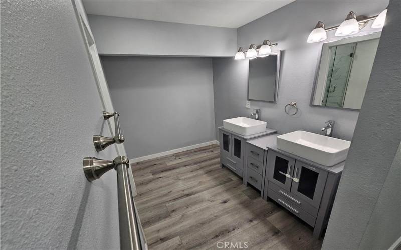 Master Bathroom Double Sinks