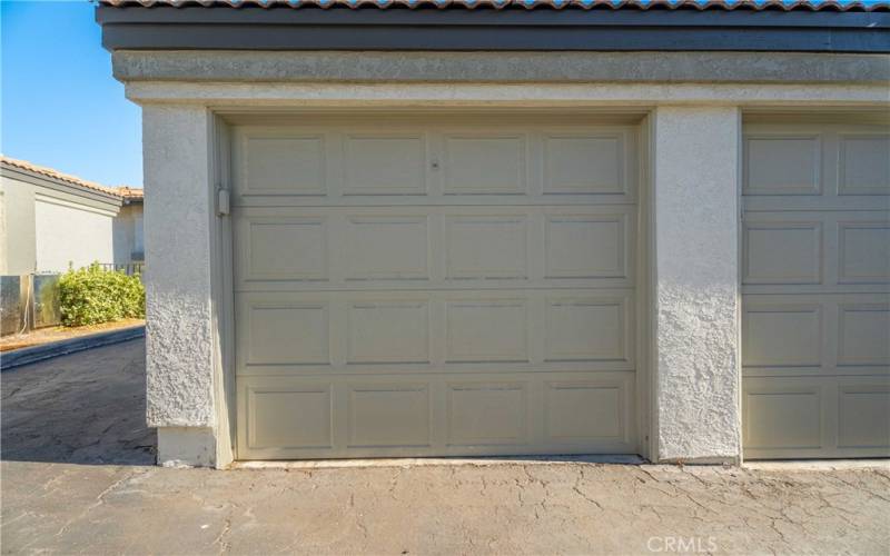 Enclosed Garage Parking and EXTRA Storage!