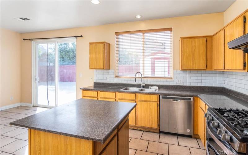 Large Open Kitchen.