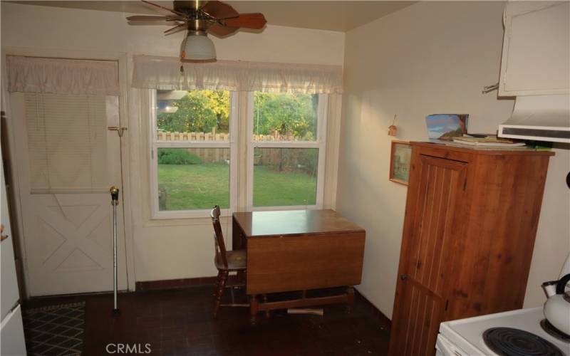 Kitchen and access to backyard