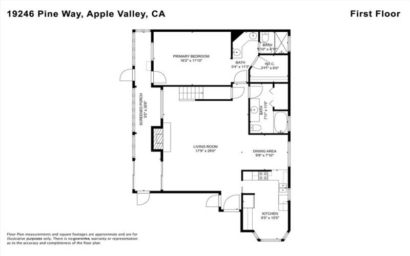 1st level floor plan