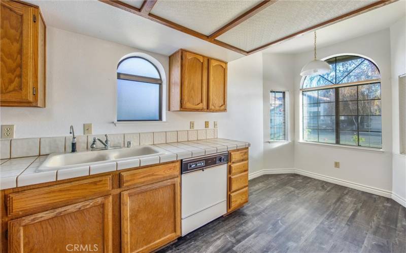 Kitchen with breakfast nook