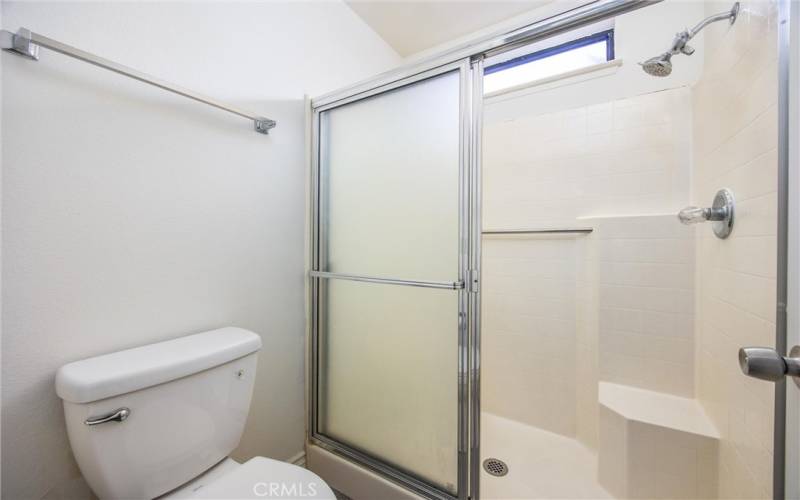 Walk-in shower in Master bedroom